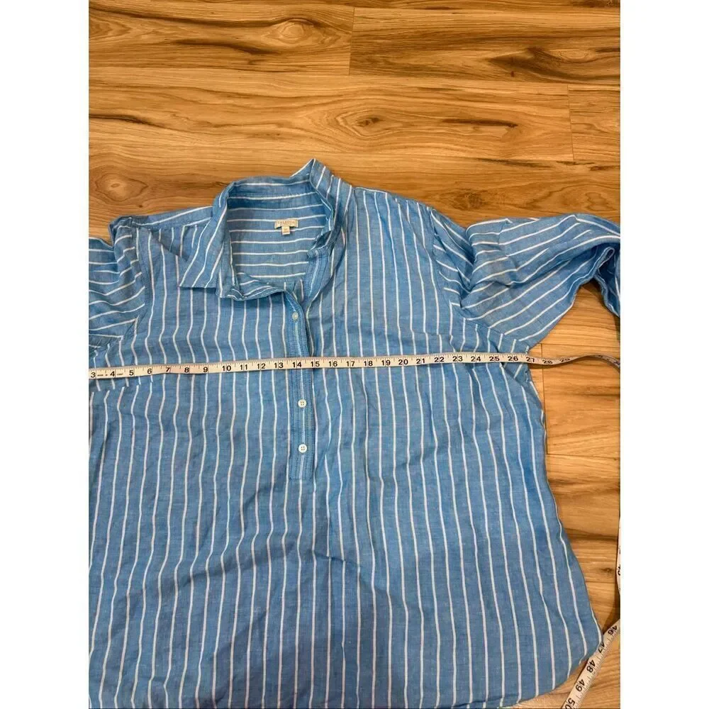 Talbots linen blend top sz 3X